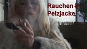 NadjaSummer – Rauchen in Pelzjacke!