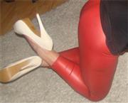 Luderchantal – wetlook high heels