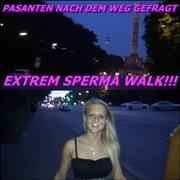 Anna-Blond – MEIN ERSTER SPERMAWALK!!! EXTREM!!!