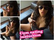 Samantha-Fuxx – Cum eating instruction